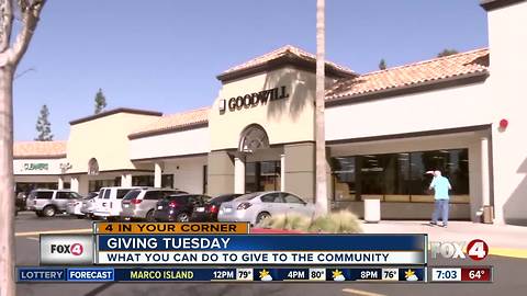 'Giving Tuesday' ushers in the holidays' charitable spirit