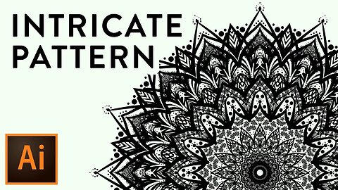 FANCY Intricate Lace Pattern Illustrator CC Tutorial (MUST SEE!)