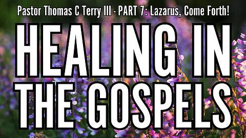 Healing in the Gospels (Part 7): Lazarus, Come Forth! - Pastor Thomas Terry - 9/25/24