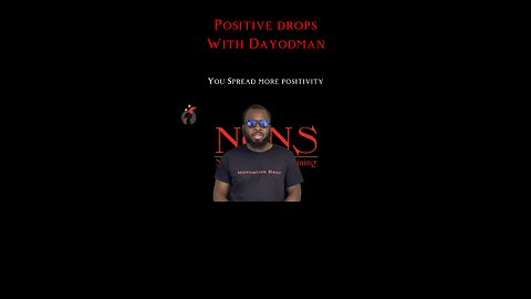 You Spread More Positivity #dayodman #motivation #eeyayyahh #motivationalspeaker #you