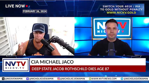 Michael Jaco Discusses Deep State Jacob Rothschild Dies At 87 with Nicholas Veniamin