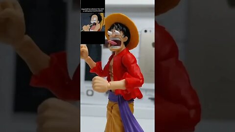 [One Piece] x [Dragon Ball] Luffy Chạy Trốn Goku Khi Lỡ Ăn Quá Nhiều Thịt #luffy #goku #stopmotion