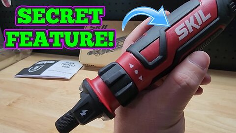 This SKIL 4V Cordless Screwdriver Has An Amazing Feature!