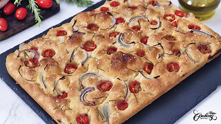 Easy No-Knead Focaccia Bread