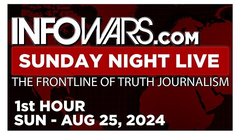 SUNDAY NIGHT LIVE [1 of 2] Sunday 8/25/24 • ROGER STONE - TRUMP 2024 ELECTION, News & Analysis