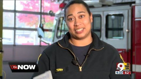 Cincinnati paramedic Keshia Terry leaves house fire to deliver baby across street