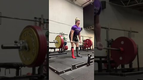 Deadlift 205kg/451.9lbs x4 (84% 1RM)