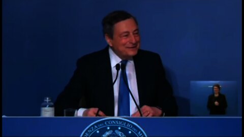 Siparietto di Draghi in inglese (e vaiiii!)