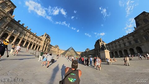 🛴💨💯🤙Electric Scooter World🌎Tour: #Paris2024 ... Le Louvre & Le Jardin des Tuileries 🇫🇷