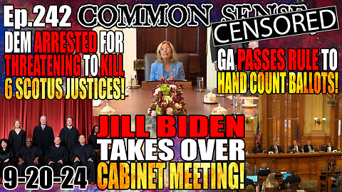 Ep.242 Jill Biden Takes Over Cabinet Meeting! Dem Donor ARRESTED For Threatening To Kill/Torture 6 SCOTUS Justices, SEC To Sanction Elon Musk! Diddy Placed on Suicide Watch!