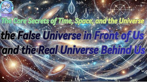 The False Universe in Front of Us and the Real Universe Behind Us