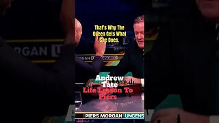 Andrew Tate GIVING LIFE LESSON To Piers Morgan #andrewtate #piersmorgan