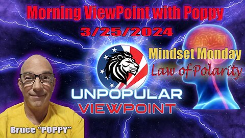 Mindset Monday with Poppy @9am est