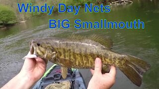 Windy Day Nets Big Smallmouth