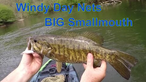 Windy Day Nets Big Smallmouth