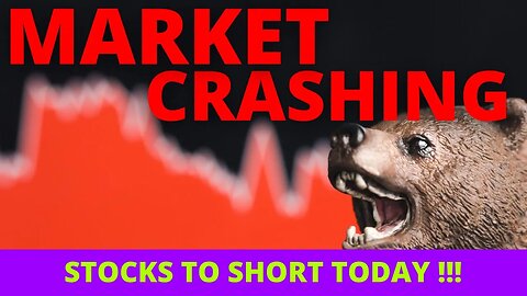 WHY THE MARKET IS CRASHING | Most OVERVALUED STOCK To SHORT Today!