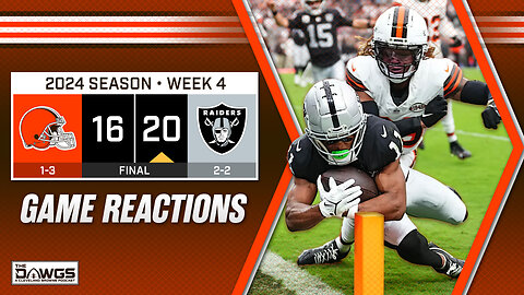 Browns at Raiders: Game Reactions - A Complete and Utter Embarrassment