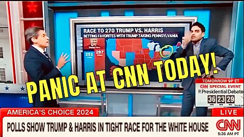 CNN Host gets TONGUE-TIED over new polls showing TRUMP LEADING Electoral College! 😂