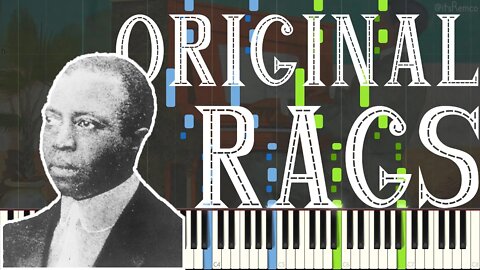 Scott Joplin - Original Rags 1899 (Ragtime Piano Synthesia)