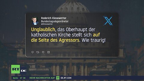 Papst ruft Kiew zu Friedensverhandlungen auf – Westliche Politiker sind wütend