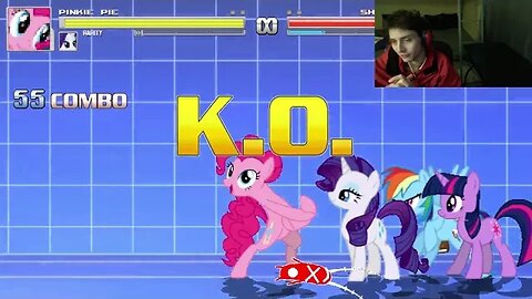 My Little Pony Characters (Twilight Sparkle, Rainbow Dash, And Rarity) VS Plankton In An Epic Battle