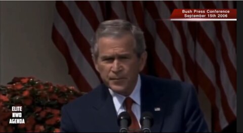 Bush Admits To Explosives Used On 911 - Watch His Left Eye