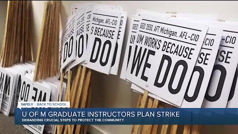 U of M graduate instructors plan strike