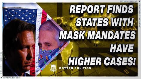 States in US with mask mandates have higher case numbers report finds