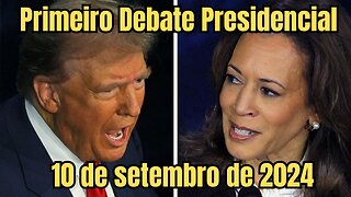 Debate presidencial nos EUA. Presidente Donald Trump x Kamala Harris