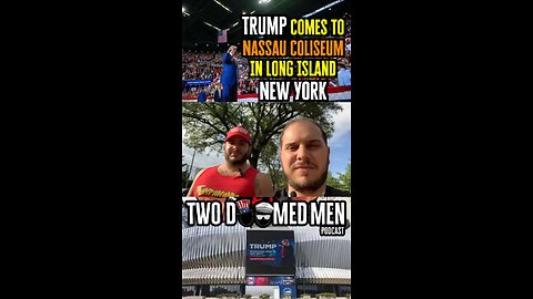 Trump Comes To Nassau Coliseum In Long Island, New York