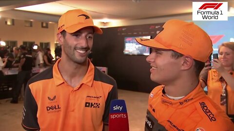 Lando Norris: We'll still see each other! | Daniel Ricciardo: I don't plan on doing 24 races!