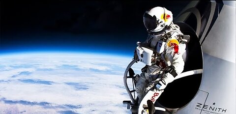 Jumping From Space 😯😯 Red Bull Space Dive