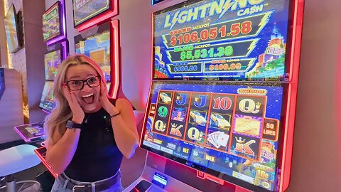 Wow! She Put $1000 Into This High Limit Slot Machine!