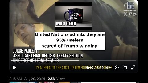 Steven Crowder breaks story UN admits they are 95% useless” at primary function