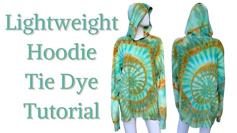 Tie-Dye Designs: Lightweight Summertime Hoodie Assembly Line