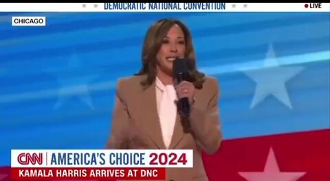 Kamala Makes A Surprise Appearance At The DNC On The First Night