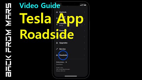 Video Guide - Tesla App - Roadside