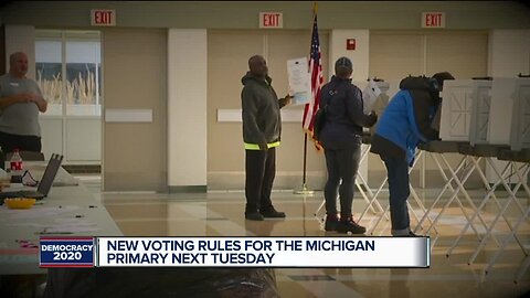 New voting rules for the Michigan Primary next Tuesday