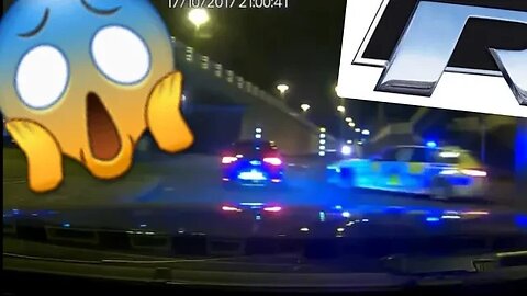 Pursuit Volkswagen Golf R facelift TORPEDOED by Police BMW 330d. Intense car chase from UK