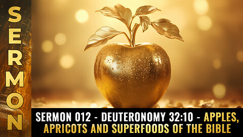 Mike Adams sermon 012 - Deuteronomy 32:10 - Apples, Apricots and SUPERFOODS of the Bible