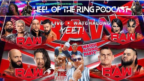 🟡WWE Raw WRESTLING Live & Watch Along (No Footage Shown)Season Premiere 2 huge championship match