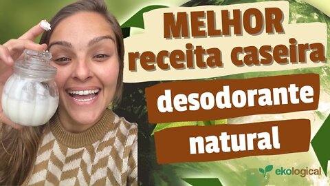 Como Fazer Um Desodorante Sem Alumínio Caseiro Com Apenas 3 Ingredientes | Vegano, Natural, Orgânico