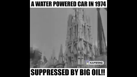 A water power car 1974. Get business funding 🧐