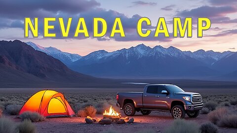 Road Trip - Nevada - Great Basin Camp Spot