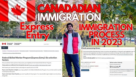 EXPRESS ENTRY | 2023 | CANDA PR PROCESS #canada #shorts #expressentry #prprocess #trending #viral