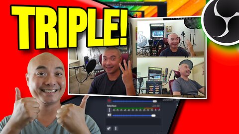 OBS TRIPLE Camera Setup! | OBS Tutorial🤯