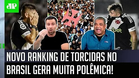 "Cara, a torcida do Vasco NÃO É MENOR que a do..." Novo RANKING de torcidas GERA POLÊMICA!