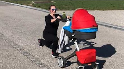 Zumba instructor shows how to exercise after becoming a mom