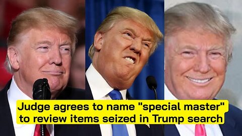 Judge agrees to name "special master" to review items seized in Trump search #trump #trumpnews #news