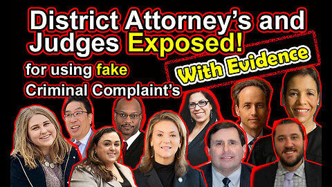 Corrupt judges and district attorney's exposed